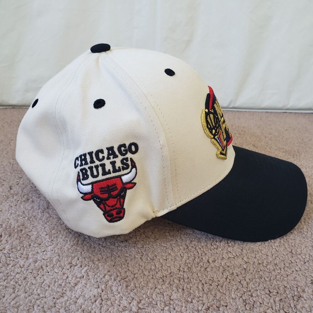 1998 NBA Finals Chicago Bulls Utah Jazz Mitchell & Ness Snapback Hat Cap HWC - Picture 2 of 7